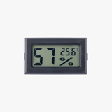 Rectangular Embedded Electronic Digital Thermometer Hygrometer