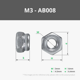 Self Locking Hex Nut