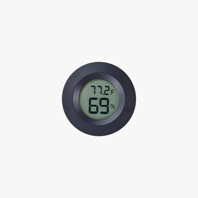 Circular Embedded Electronic Digital Thermometer Hygrometer