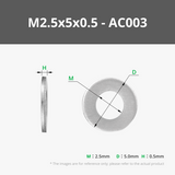 M2-M3 Flat Washer