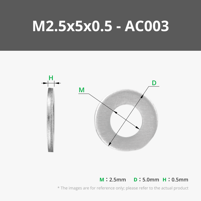 M2-M3 Flat Washer