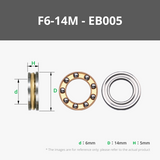 Miniature Plane Thrust Ball Bearings